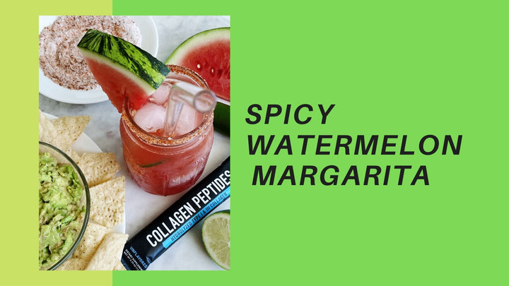 Spicy Watermelon Collagen Margarita