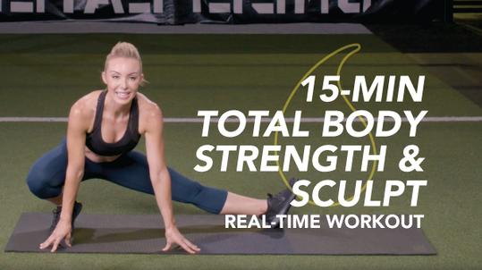 15-Min Body Strength & Sculpt: Sweet Sweat Real Time Workout