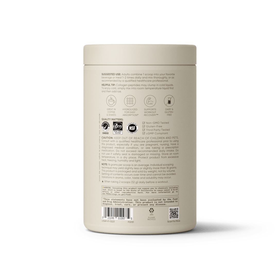 Collagen Peptides - Vanilla, 16.9 oz