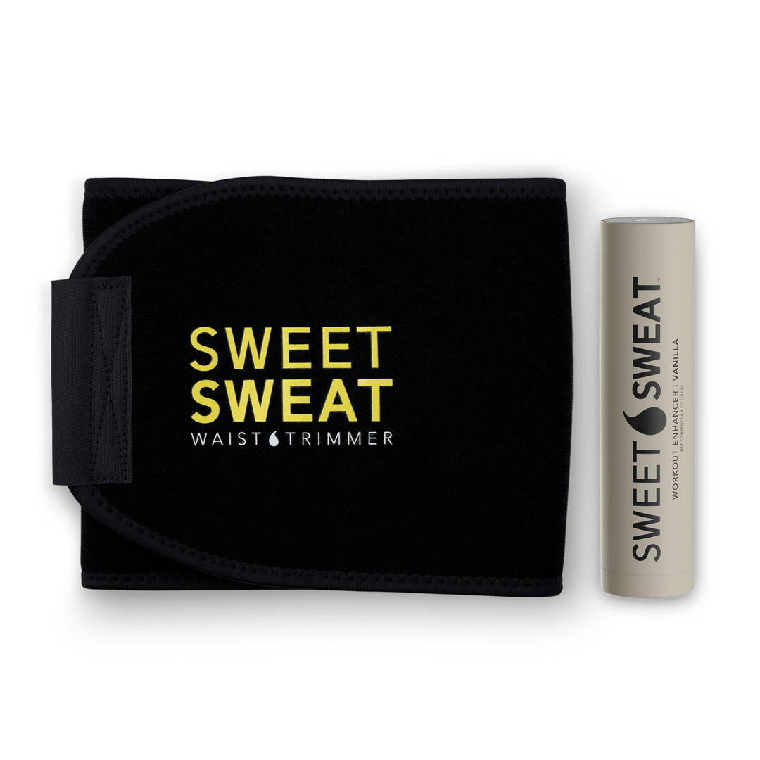 Sweet Sweat Waist Trimmer, by Sports Research - XX-Large, Black/Yellow